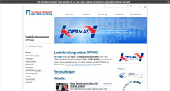 Desktop Screenshot of optimas.uni-kl.de