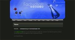 Desktop Screenshot of fachschaft.chemie.uni-kl.de