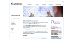 Desktop Screenshot of informatik.uni-kl.de