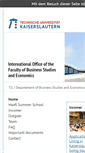 Mobile Screenshot of international.wiwi.uni-kl.de