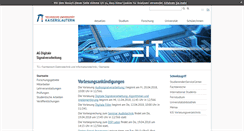 Desktop Screenshot of disi.eit.uni-kl.de