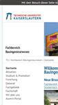 Mobile Screenshot of bauing.uni-kl.de