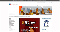 Desktop Screenshot of fs.bauing.uni-kl.de