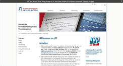 Desktop Screenshot of lff.wiwi.uni-kl.de