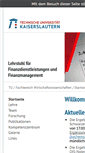 Mobile Screenshot of lff.wiwi.uni-kl.de