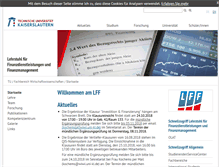 Tablet Screenshot of lff.wiwi.uni-kl.de